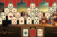 Roligt Tripeaks Solitaire-spel i antikens Egypten
