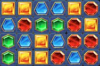 Jewel match 3-spel i Antikens Egypten