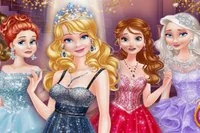 Klä prinsessor i glitter till balen