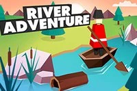 Ge dig ut på en episk båttur i det snabbtempade arkadspelet River Adventure