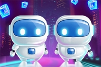 Hjälp Robo Bros samla så många holo-kuber som möjligt och undvika farliga