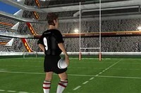 Sparka rugbybollen genom målstolparna för att få poäng