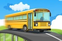School Bus Racing är ett roligt körspel där du styr en skolbuss genom staden!