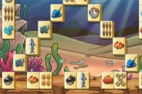 Mahjong Solitaire-spel på havets botten
