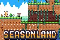 SeasonLand är ett klassiskt 2D pixel art plattformsspel