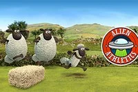 Hjälp Shaun och flocken att hoppa över hinder och undvika att bli strålade