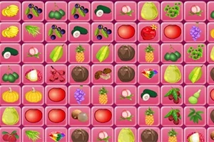 En bild med ett rutnät av olika frukter och grönsaker på rosa bakgrund