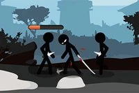 Du styr samurajen och måste förgöra alla fiender