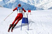 Spelsimulatorn Slalom Ski Simulator erbjuder 12 olika svårighetsgrader