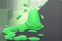 Styr en slime som måste växa under äventyret