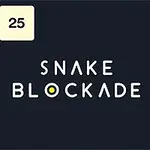 Texten Snake Blockade med nummermarkerade block och cirklar på en mörk bakgrund