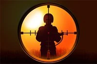 Sniper King 2D The Dark City är ett skjutspel