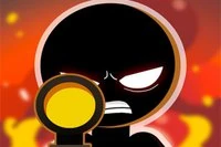 Skjut ner målen snabbt i detta actionfyllda 3D stickman-skjutspel