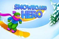 Åk snowboard nerför berget och undvik alla hinder