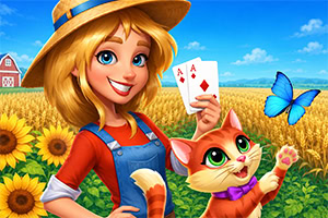Härligt kortspel på landet i Solitaire Farm: Säsong 5