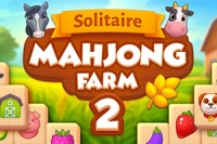 Matcha brickor och ha kul med olika bondgårdsdjur i Solitaire Mahjong Farm 2!