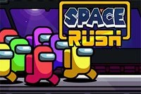 I Space Rush väntar ett äventyr högt upp i himlen!