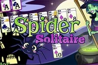 Häxan brygger upp en storm i Spider Solitaire!