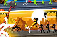 Gillar du episka strider med massor av Stickman?
