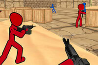 Njut av detta fantastiska FPS där du kan styra en modig stickman!