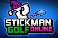Denna galna golfbana finns i spelet Stickman Golf Online