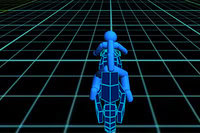 Motorcykelspel i Stickman Neon Warriors-värld