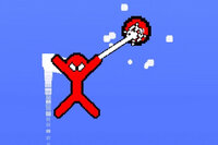 Har du sett en stickman kasta ett nät förut