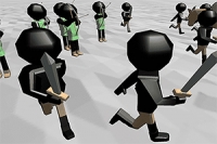 Bli en taktisk hjälte och vinn stickman-striden!
