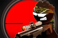 Skjut alla dina mål i detta roliga online stickman sniper-spel