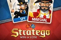 Välj Högre eller Lägre och spela med Stratego-korten