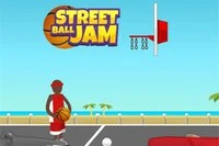 Ett enknapps basketspel med oändligt spelupplägg