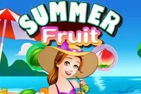 Avkopplande sommarspel med frukt i match 3