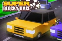 Super Blocky Race är ett roligt bilspel att köra i