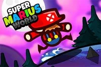 Gå igenom en plattform av äventyr i Super Marius World!