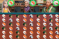 Matcha 3 sushi i ett smakfullt pusselutmaning