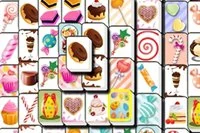 Mahjong-solitaire med sötsaker