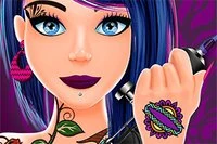 I spelet Tattoo Salon ska du bli områdets bästa tatuerare