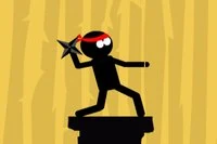 Kasta ninjastjärnor på andra ninjor i detta episka fightingspel