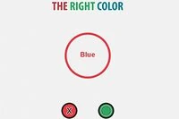 The Right Color är ett spel inspirerat av Stroop-effekten