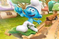 Spela The Smurfs Skate Rush och njut av vinden medan du skejtar!