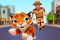 Spännande och intressant tigerparkour-spel, lika roligt som tunnelbaneparkour