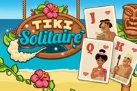 Tiki Solitaire är en tidsbaserad variant av det populära kortspelet Solitaire