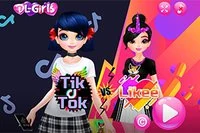 Välkommen till TikTok tjejer vs Likee tjejer