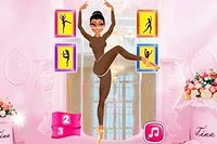 Hjälp ballerinan Tina att öva sin dansrutin!
