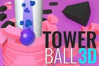Öka farten och krossa plattformarna i TOWER BALL 3D