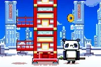 Du är en tuff panda med bambu ... se bara till att tornet inte faller över