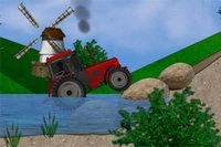 Kör en traktor och förbered dig för ett galet terrängrace