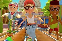 Tåg Surfers är ett beroendeframkallande 3D tunnelbana oändligt lopp