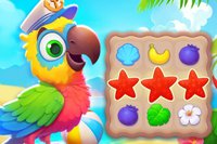 Starta ett färgsprakande äventyr i Tropical Match!