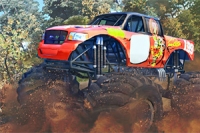 Monstertruck-spel med 3D-modeller